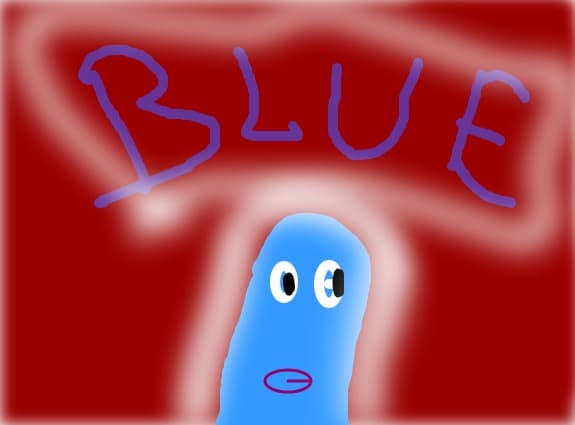 blue