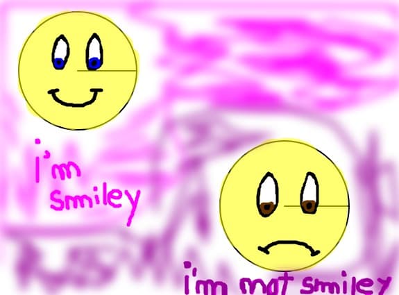 smiley not smiley