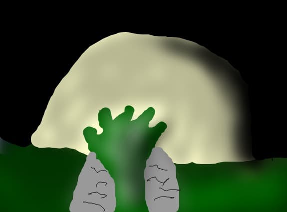 mno ceva o mana de zombie cam nereusit desenu\' nu?