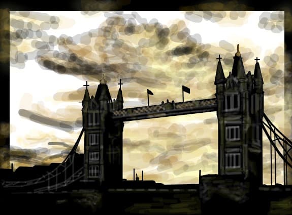 London atmosphere- Tamisa River