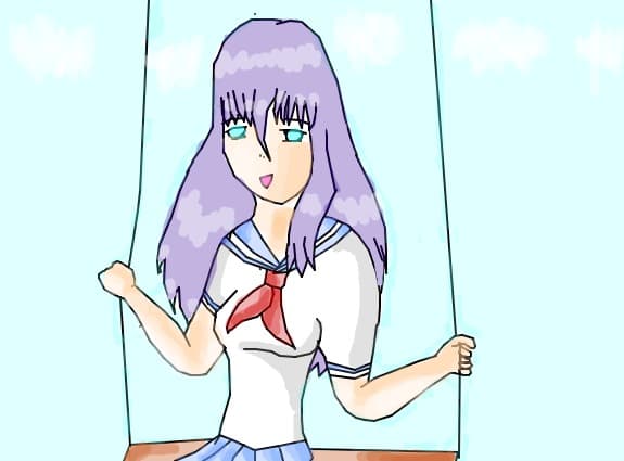anime girl school