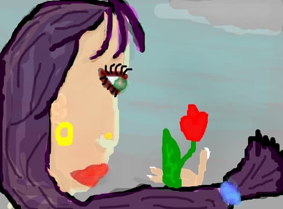 o floare
