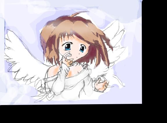 Anime Angel Girl (Pliss dati de la apropriere