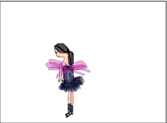 Desen 51826 continuat:Balerina