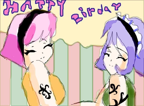 anime happy girls