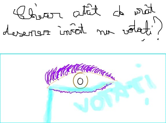 Ochi care plange ca voi nu vootati