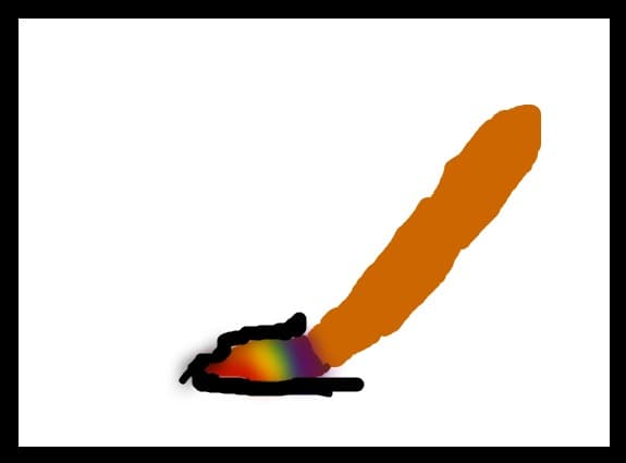 pensula multicolora