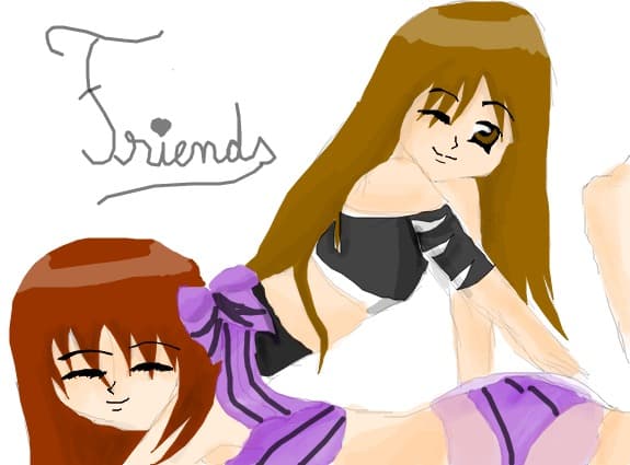 me(dreapta) and elfen lied (stanga)
