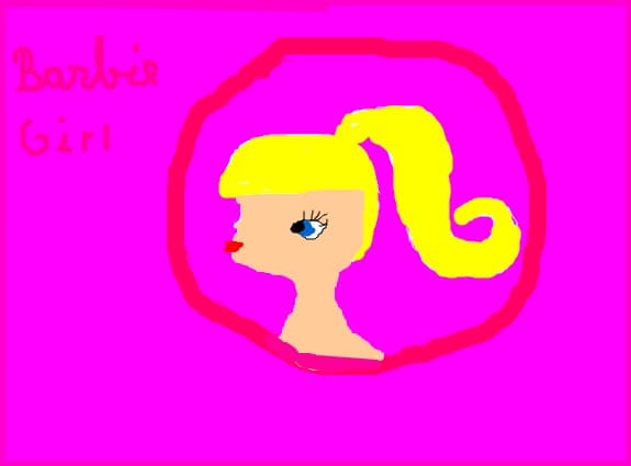 barbie girl colorata(be me)