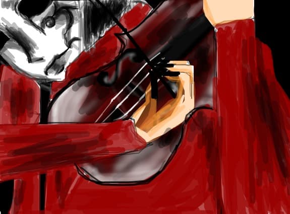 a misterious violonist