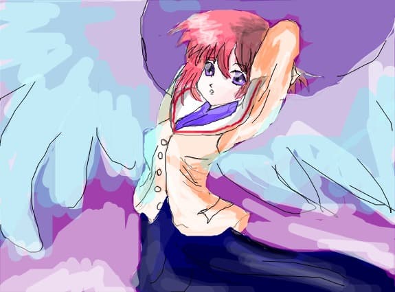 anime angel girl