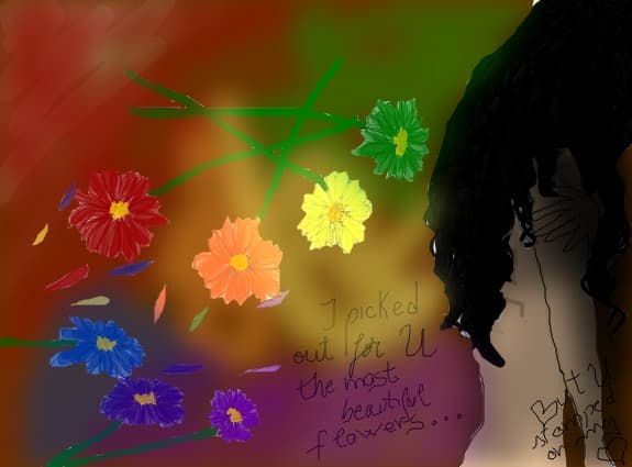 rainbow flowers