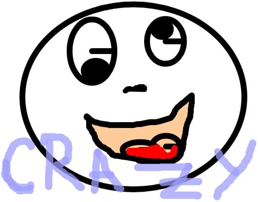 crazy face
