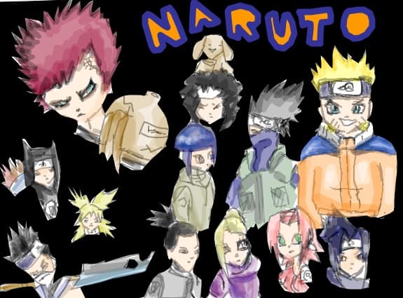 Desen 58343 continuat:naruto