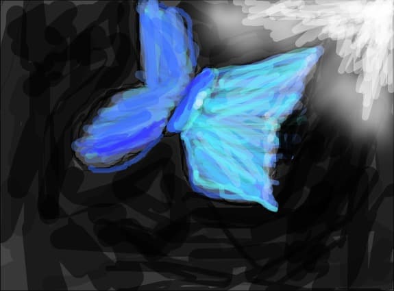 un fluture