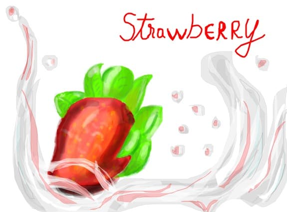 ...strawberry...