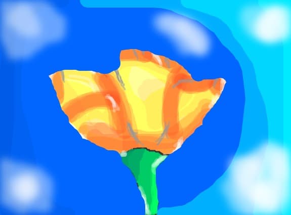 o floare