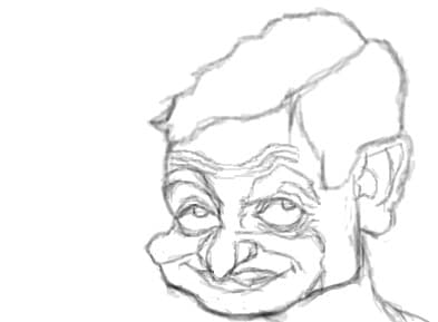 caricatura lui mr. bean