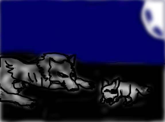 blue si puiul ei