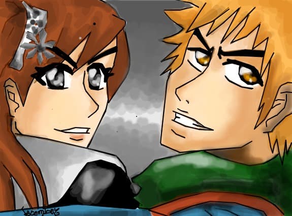 kurusaki ichigo and inoue orihime bleach couples