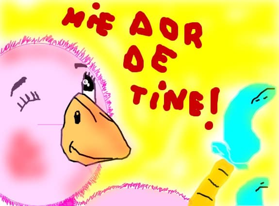 mi-e dor de tine!