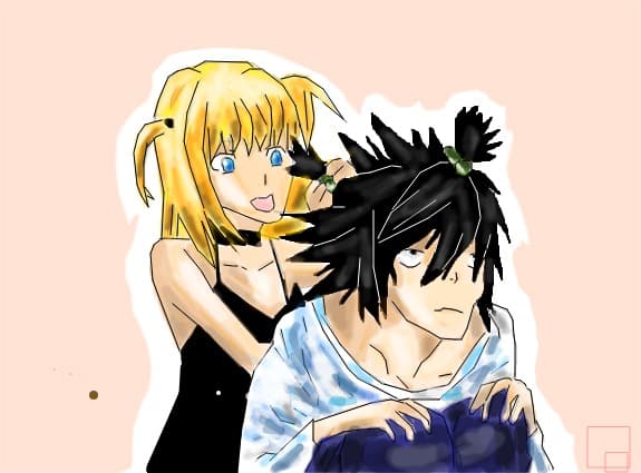 Misa and Ryuzaki