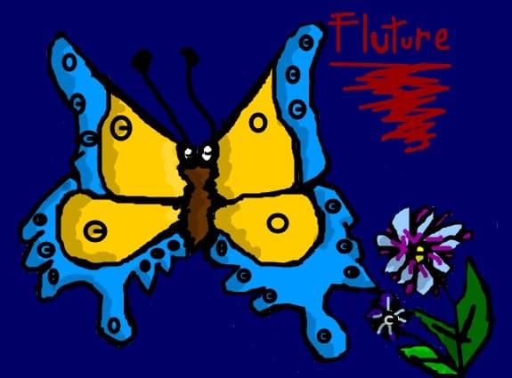 Desen 60392 modificat:fluture