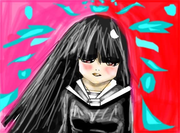 enma ai jigoku shoujo in 3 culori:rosu,roz si albastru .albastru e special!