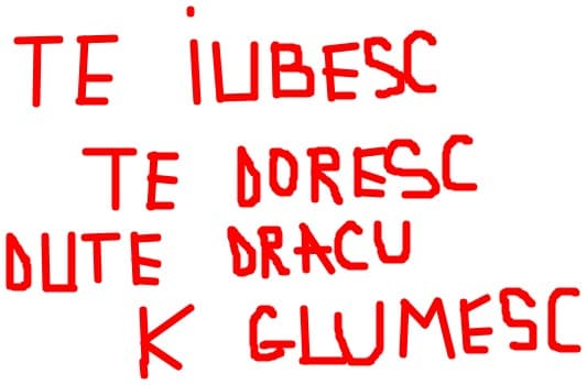 Te IubEsK,Te DoReSk,DuTe DrAcU k GlUmEsC
