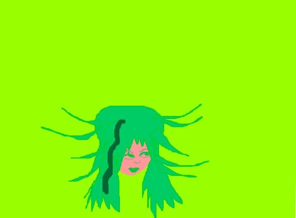 green girl:d