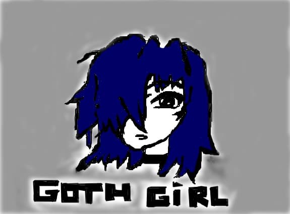 Goth Anime girl