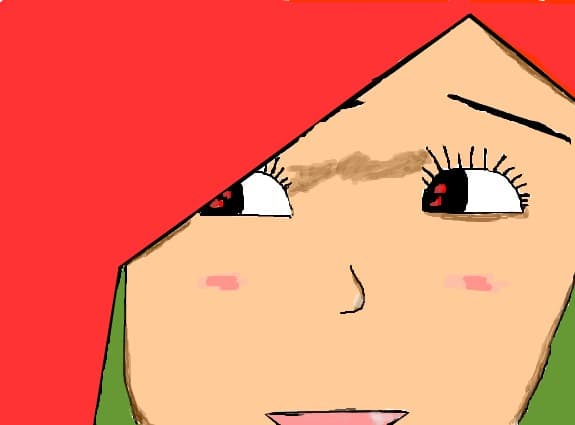 a red girl..