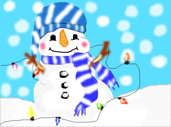 light snowman