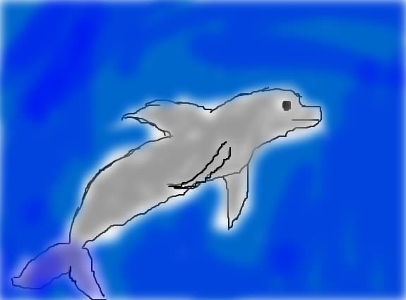 Doar un mic delfinas