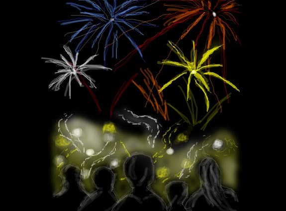 fireworks
