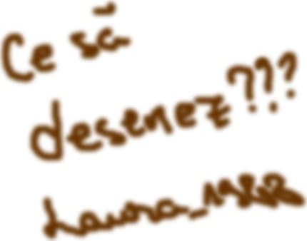 ce sa desenez??