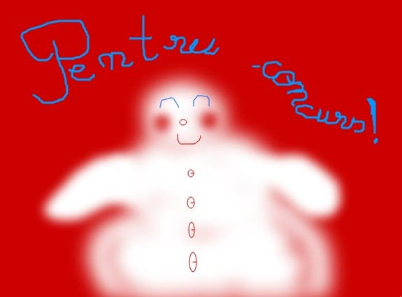 omuletul meu de zapada :X