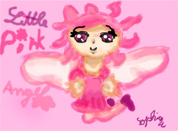 little pink angel .am s-o denumesc:tiara.