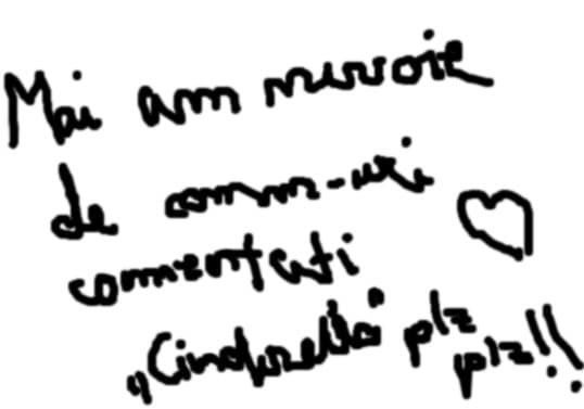 COMENTATI DESENUL CINDERELLA