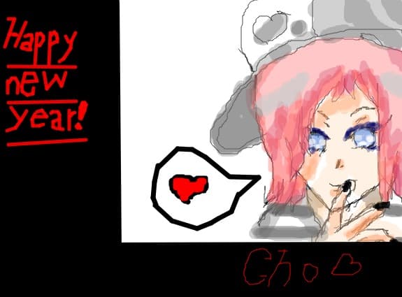 happy new year!(by cho)
