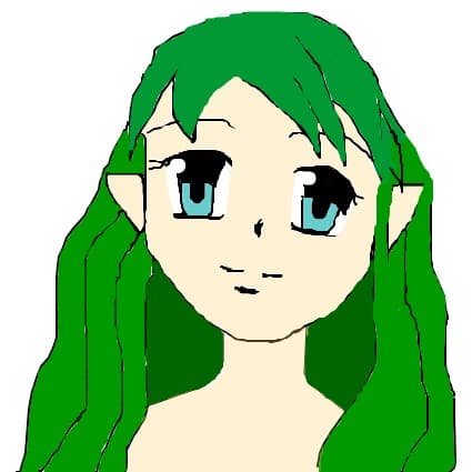 Green Anime Elf