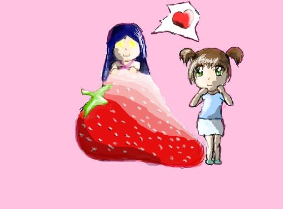 chibi strawberry lover