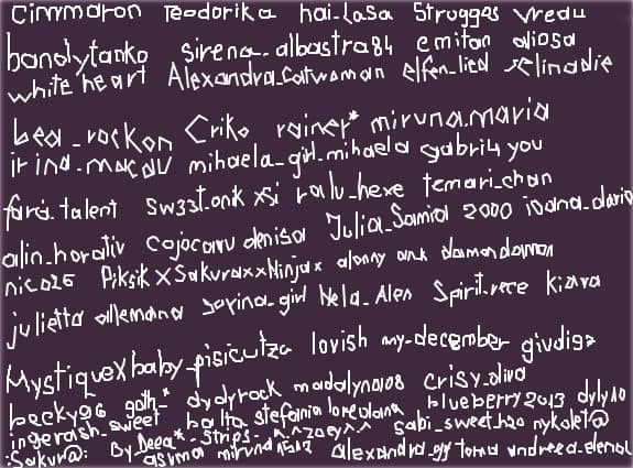 utilizatorii(care au avut loc)