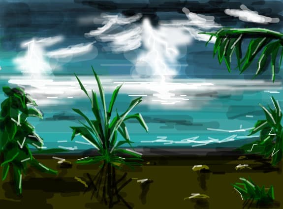 Furtuna pe ocean