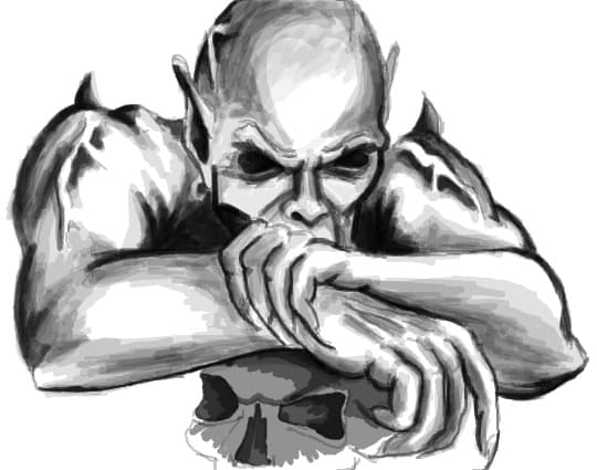...demon...