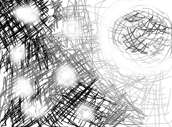 in the space..