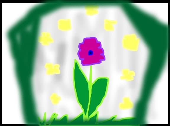 o floare