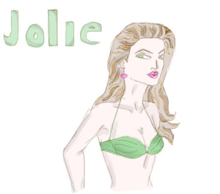 Desen 66601 continuat:Angelina Jolie