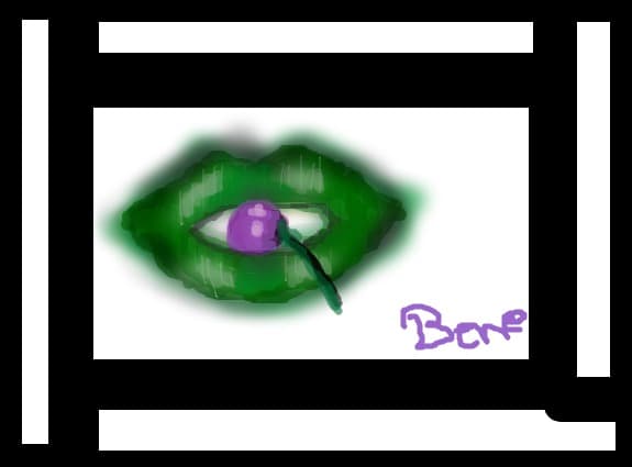 Green lips