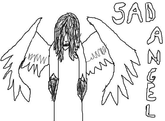 sad angel